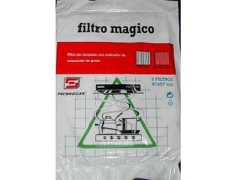 Filtro campana magico 57 x 47 cm. 2 uds. ref. 00807