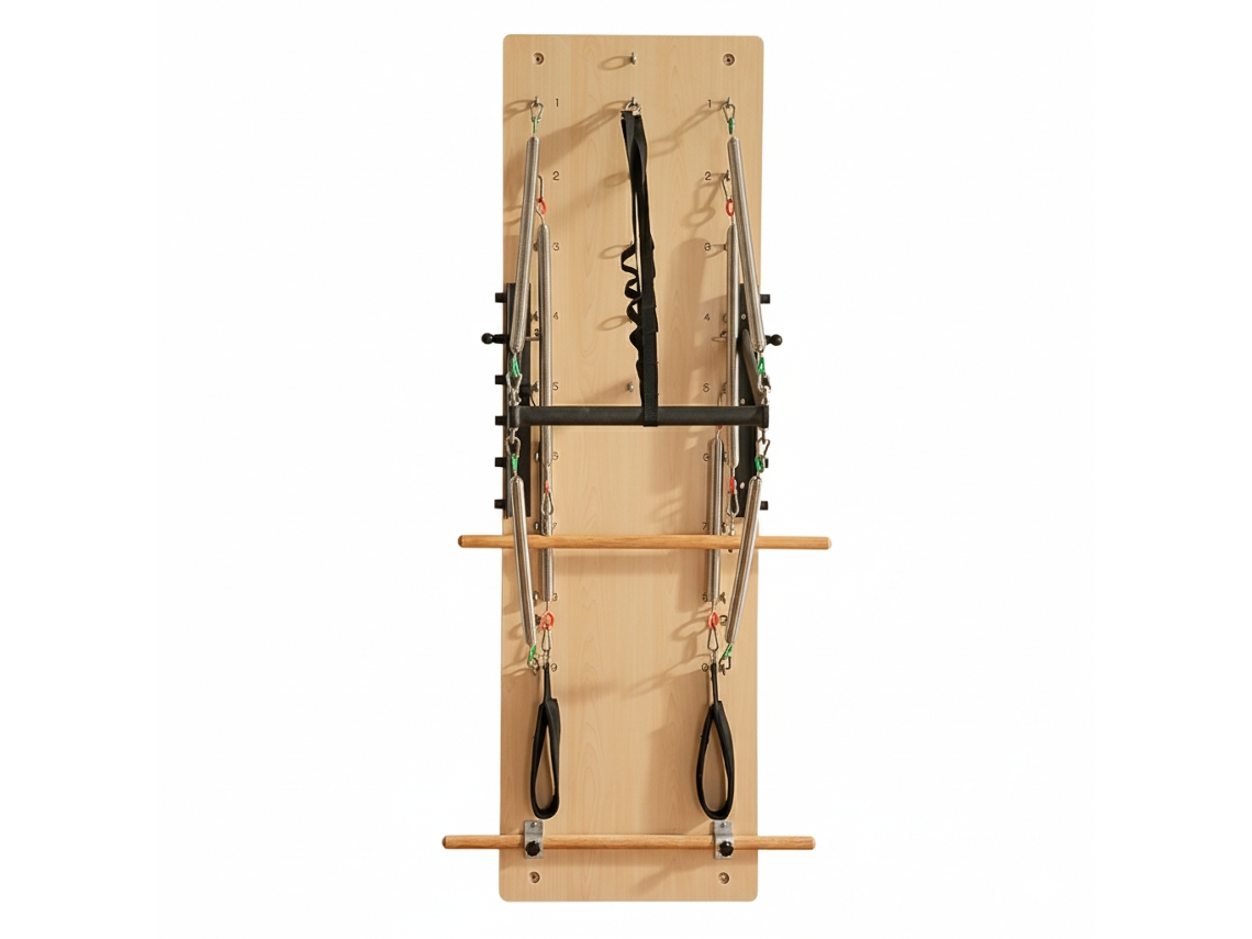 Wall Unit Pilates Cuore Pilates – Estructura En Madera Maciza, Acero Inoxidable, Muelles De Diferentes Intensidades