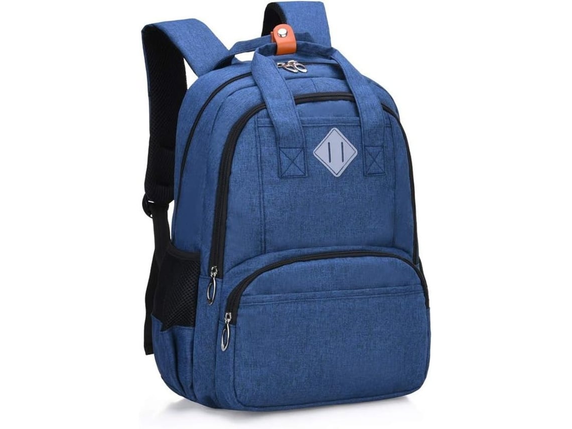 2026-mochila Escolar Infantil Linjou Con Diseño Reflectivo, Amplia Y Impermeable (azul)