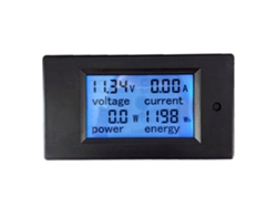 2026velora-tester Digital De Voltaje Y Corriente Dc Tspzem‑031 Medidor Amperímetro Voltímetro Lcd