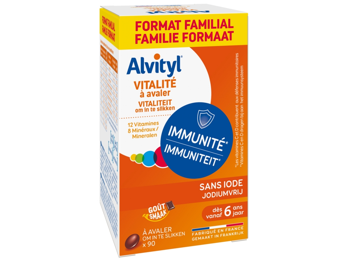 ALVITYL Vitality 90 Comprimidos Tragables