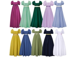 2026-vestido De Fiesta De Té Victoriano Inspirado En Jane Austen Para Mujeres Svb S Azul Claro