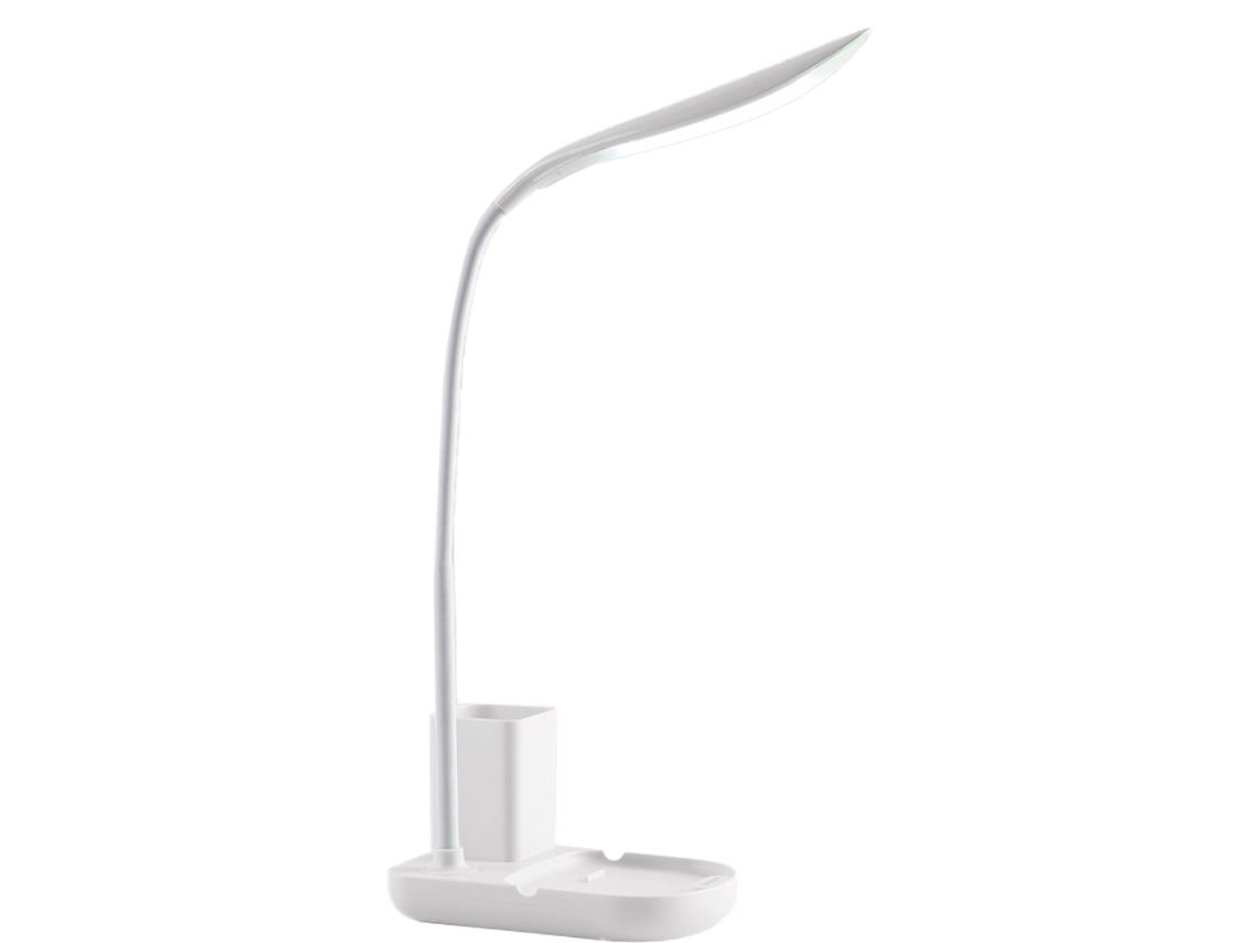 Candeeiro De Mesa Con Soporte Para Celular - Candeeiro De Mesa Ld1051 Con Soporte Para Caneta - Blanco JEIIBRZUI