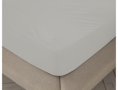 Sábana Bajera Ajustable Lisa BOHEME Liso Gris (Cama 160 cm - 160x200 cm)