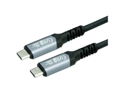 VALOR Cabo Usb Usb4 Usb-C Macho Usb-C Macho 1 M Preto Blindado 11.99.9086
