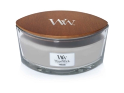 Velas de vidrio gris/plateado Woodwick 76106e