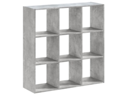 Maison Exclusive - Estantería De Madera De Ingeniería Gris Hormigón 102x32x102 Cm