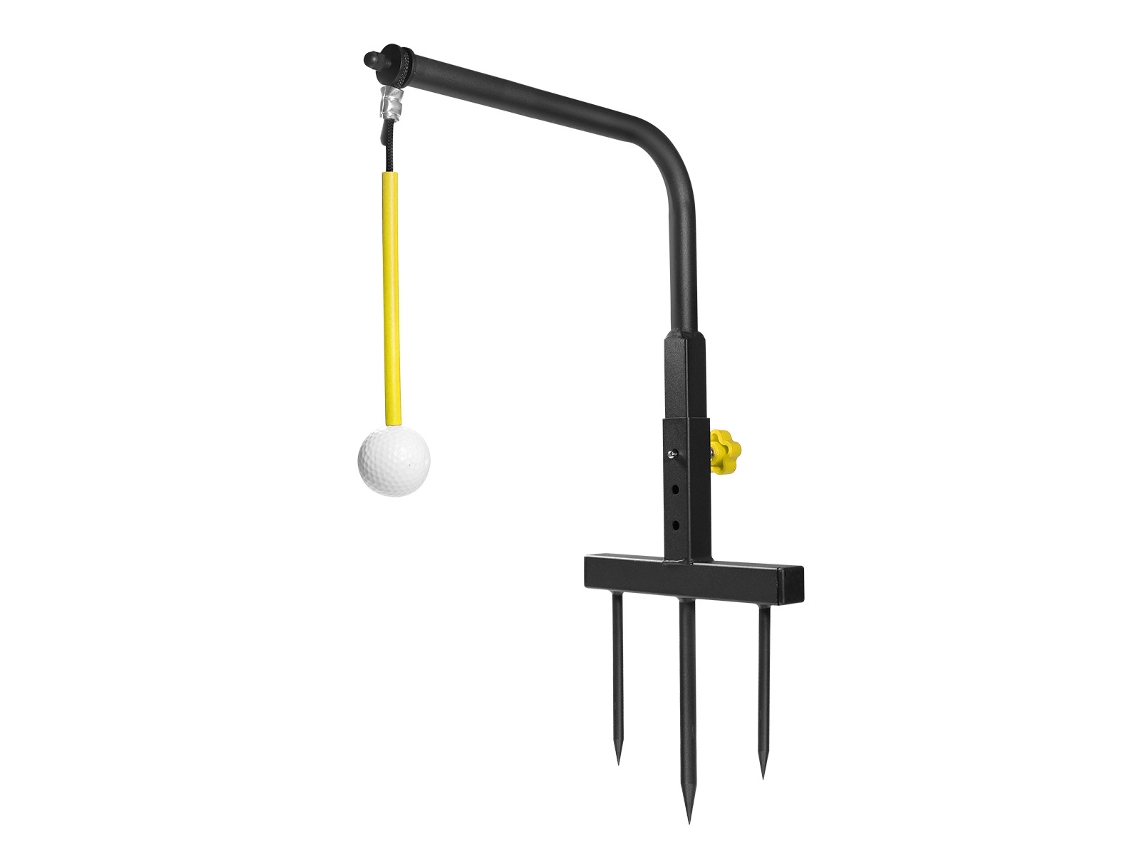 Entrenador de swing de golf, dispositivo de ayuda al tiro, altura ajustable, amarillo, Digitallab