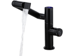 Grifo De Baño De Latón Blanco Y Negro, Grifo De Lavabo, Grifo De Fregadero