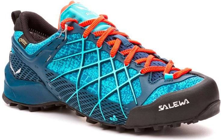 Salewa Ws Wildfire gtx zapatillas de senderismo mujer para goretex azul montaña eu 39