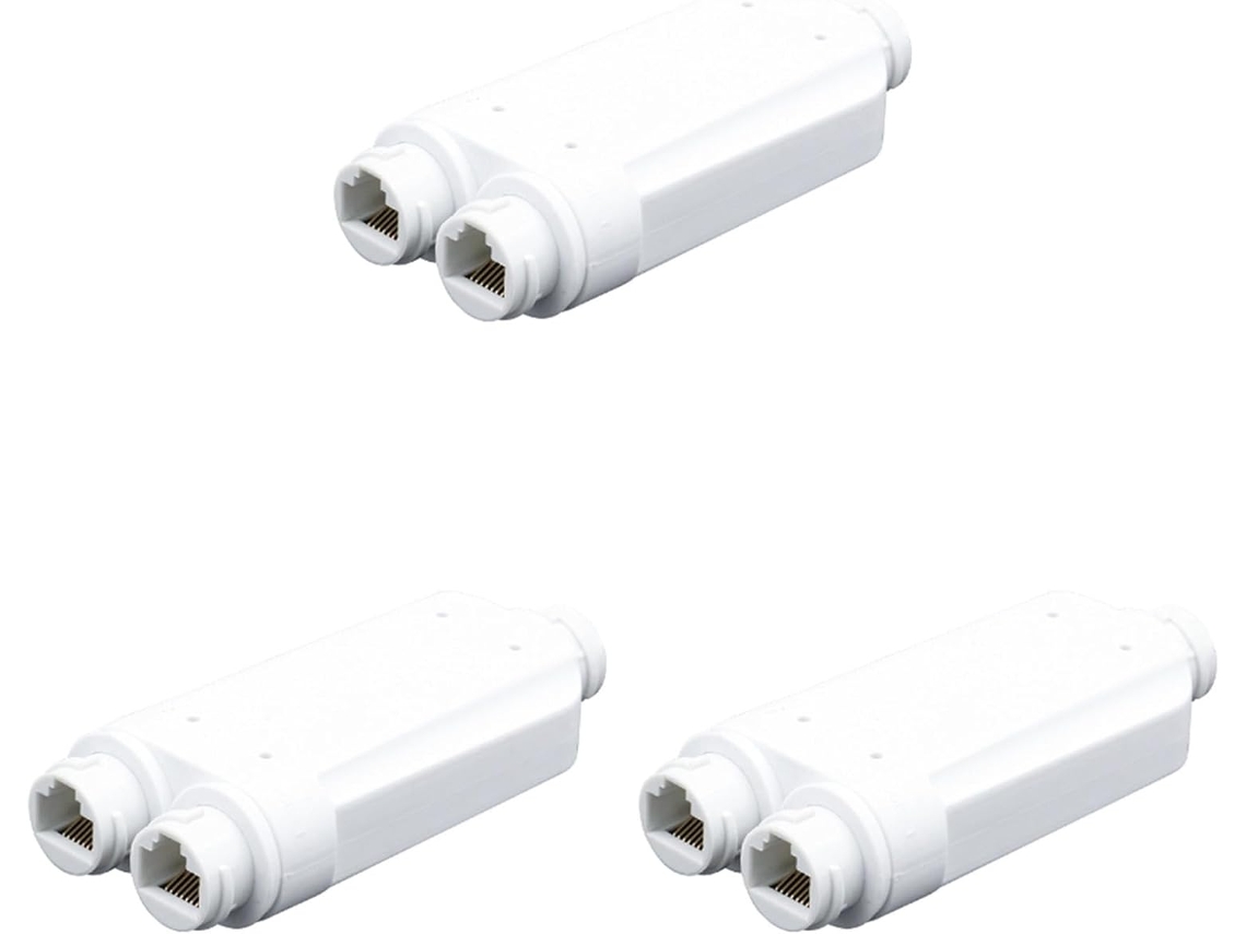 Repetidor Poe De 2 Puertos, 3x, Resistente Al Agua, Ip66, 10/100 Mbps, Extensor 1 A 1 Con Ieee802.3af A 48 V.