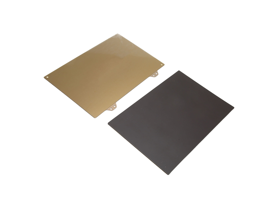 Placa de acero flexible calefactable para impresora 3D con adhesivo magnético