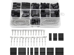 Kit de 620 conectores Dupont JST SM de 2,54 mm con pines y cables en Y de 1 a 6 pines para proyectos de bricolaje con Arduino y protoboard.