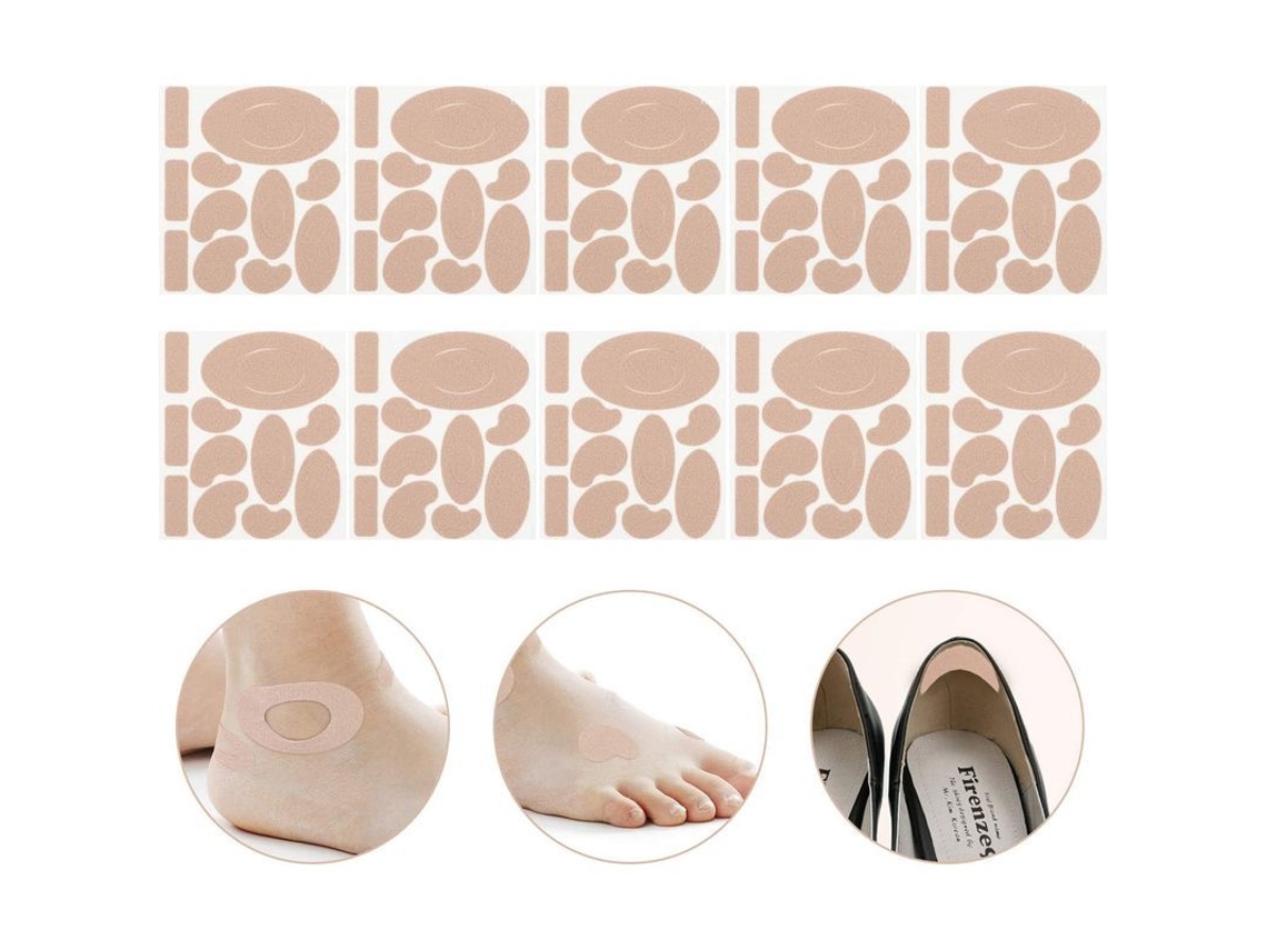 Protector De Talón Impermeable Con Gel Suave Antifricción Y Antiampollas Para Zapatos - 110 Almohadillas