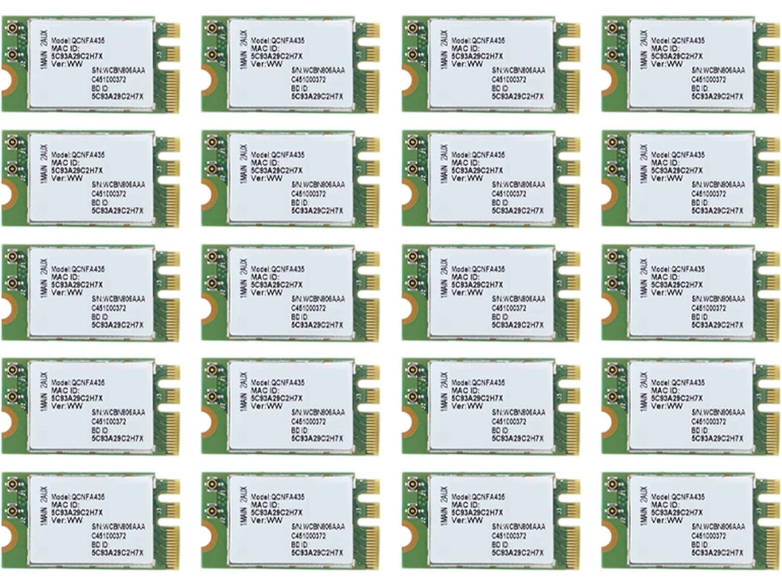 Tarjeta Adaptadora 20x Sin Adaptador Para Atheros Qca9377 Qcnfa435 802.11ac 2.4g 5g Ngff Wifi Card Bluetooth