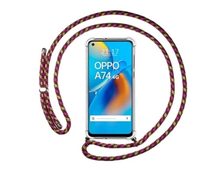Carcasa Oppo A74 4G TUMUNDOSMARTPHONE Colgante Rosa