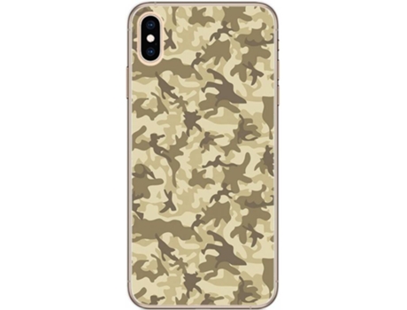 Carcasa iPhone XS Max TUMUNDOSMARTPHONE Sand Camuflaje Multicolor