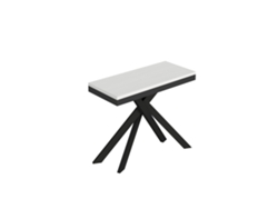 Consola extensible 90x40/196 cm Saki Small Evolution estructura fresno blanco antracita ITAMOBY