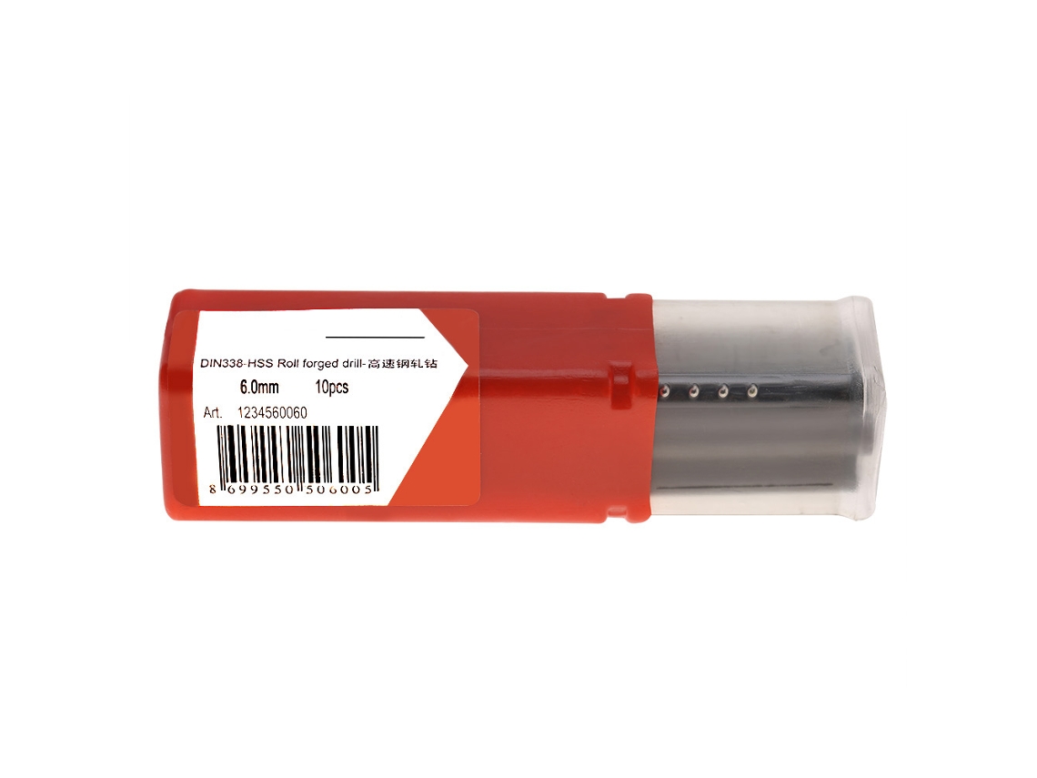 Brocas De Acero Rápido Hss Con Punta Helicoidal De 6,0 Mm (10 Unidades) Para Taladrar En Madera, Aluminio Y Plásticos.