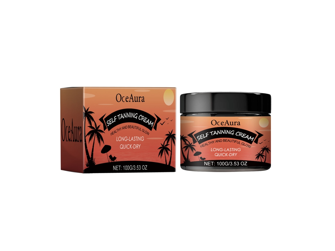 Crema autobronceadora para la belleza corporal