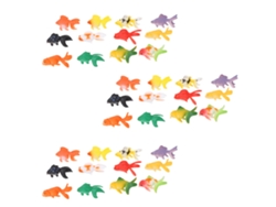 Juego De 36 Juguetes De Animales, Peces Y Ranas De Simulación, Educativos Para Niños.
