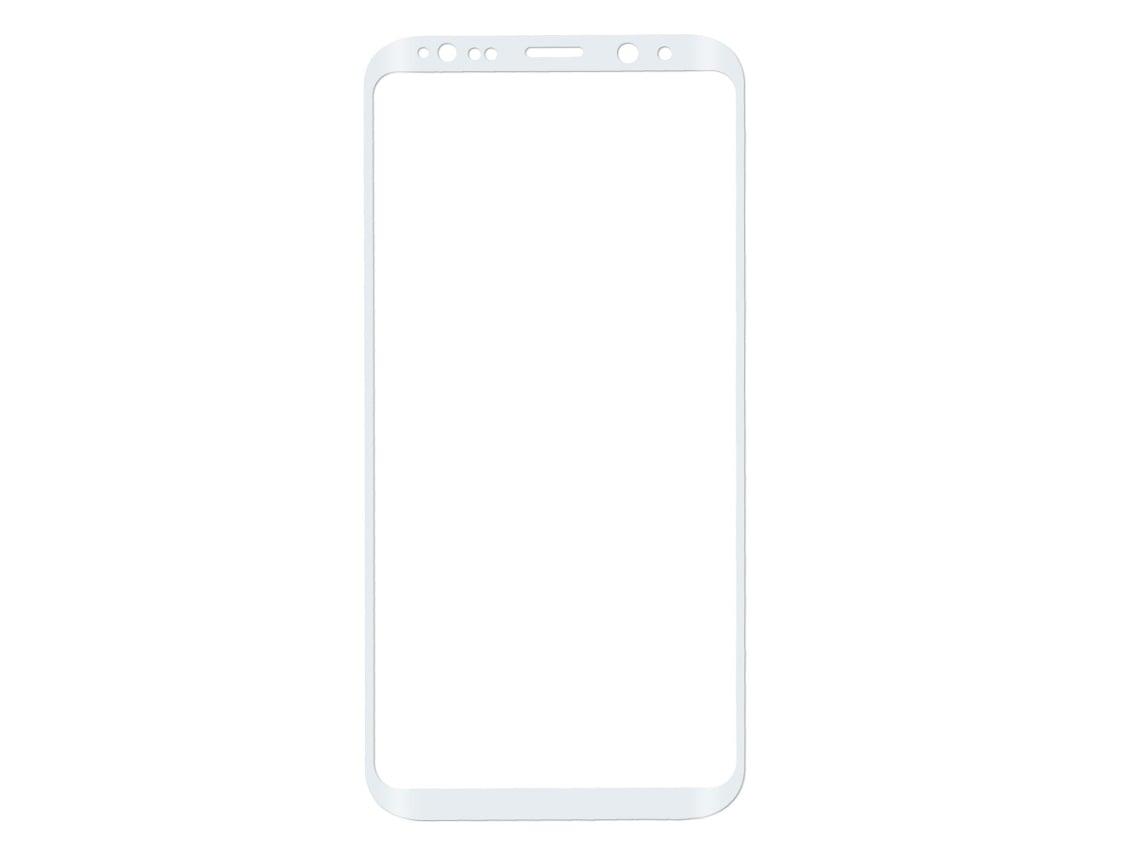 Protector De Pantalla Para Teléfono Móvil De Vidrio Templado Blindado De Cobertura Total Curvo Para Samsung Galaxy S8plus Blanco