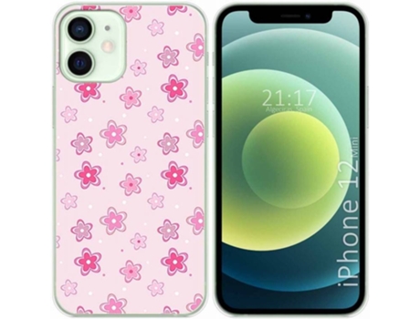 Carcasa iPhone 12 Mini (5.4) TUMUNDOSMARTPHONE Flores Multicolor