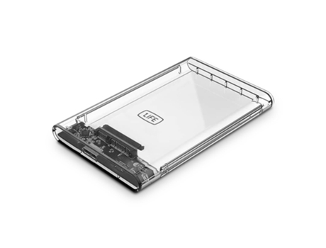 1LIFE Caja Externa Hdd/Ssd 2.5 Usb 3.0 Transparente