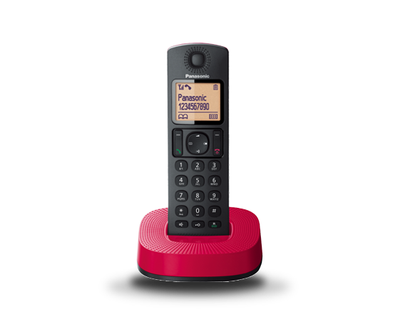 Teléfono Inalámbrico PANASONIC KX-TGC310SPR Rojo