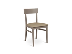 Juego de 2 Sillas HOMEMANIA Monaco (Gris - 44 x 45 x 82 cm)
