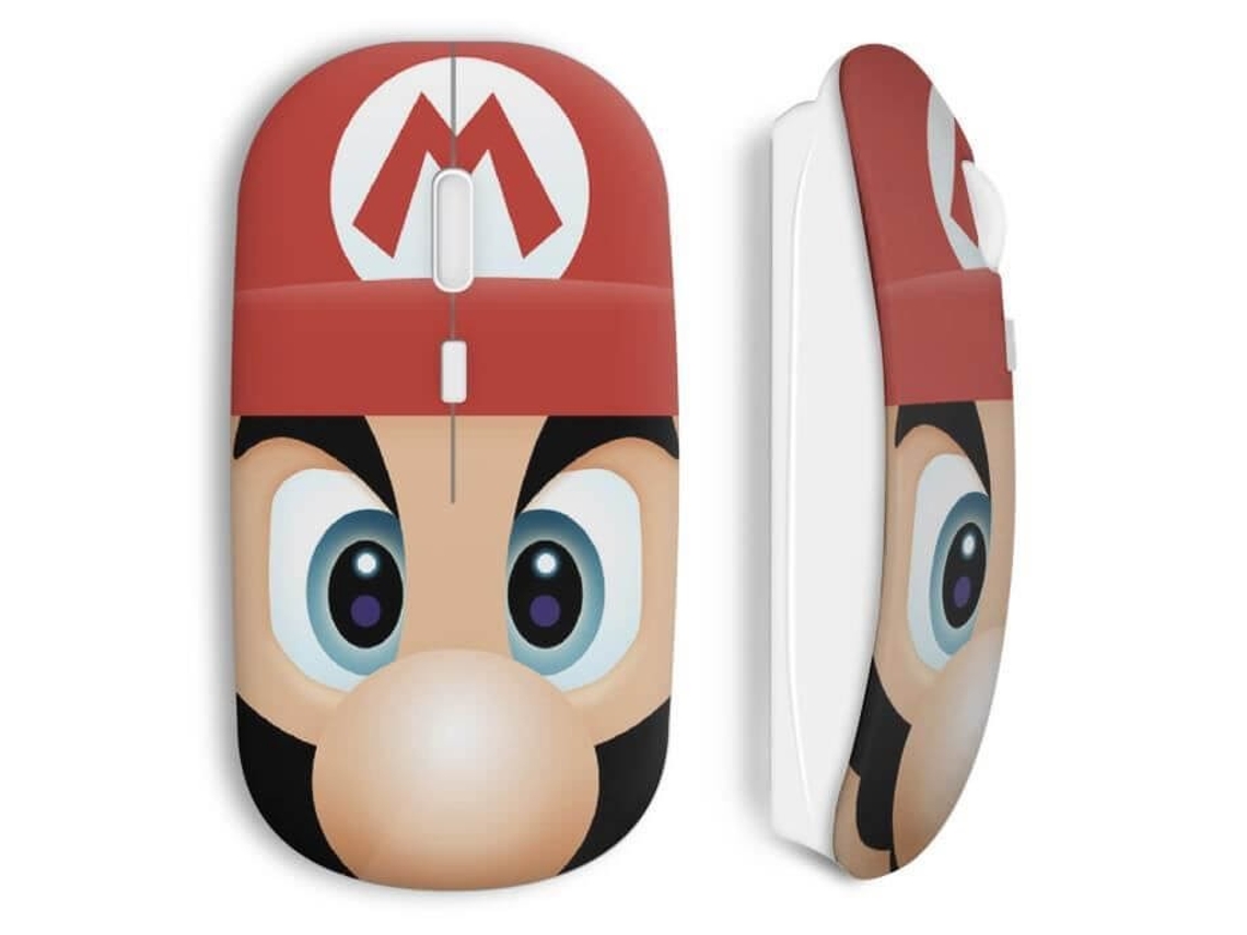 Ratón inalámbrico Mario Head MANIACASE