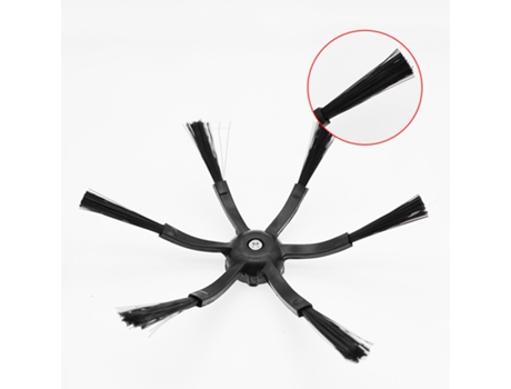 Cepillo Lateral de 6 brazos para Xiaomi / Roborock S50 S51 S55 S5 S6, piezas de limpiador al vacío, herramienta de limpieza, repuesto de cepillos d...