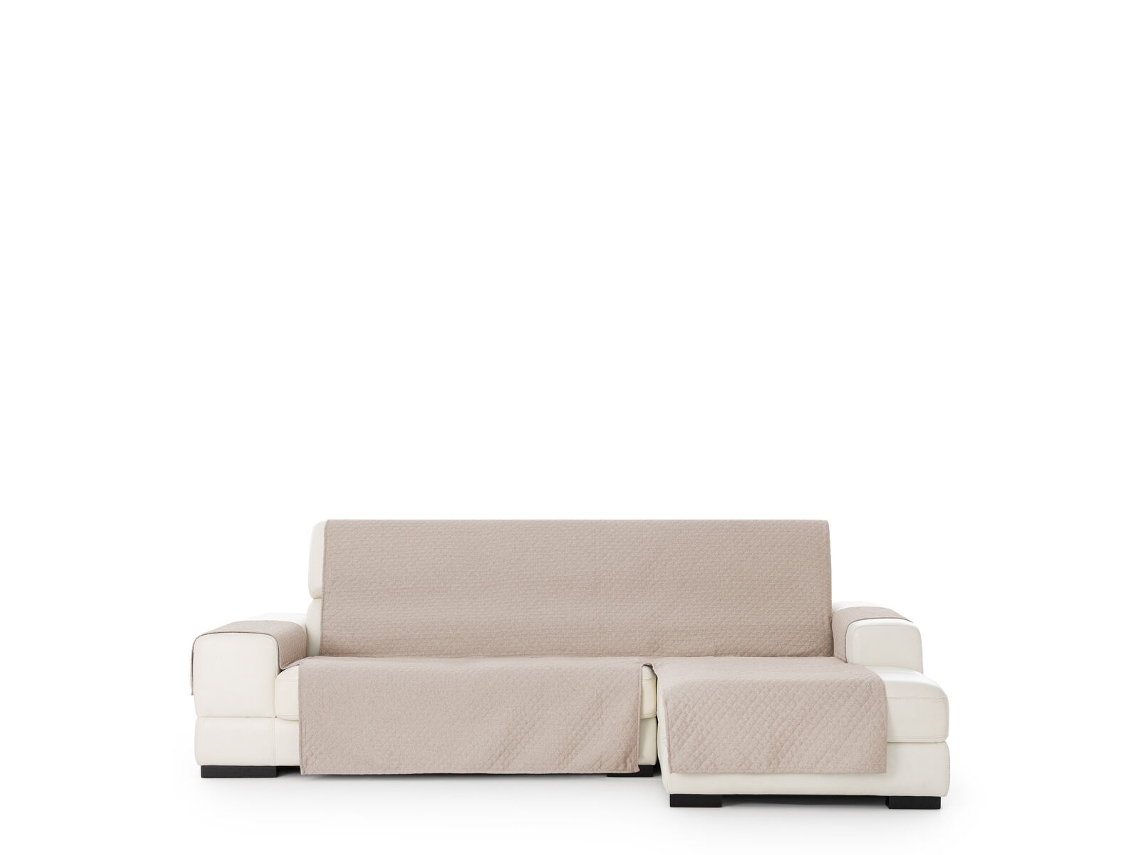 Funda para chaise longue de brazo corto derecho EYSA SILVER Beige 100 x 110 x 240 cm