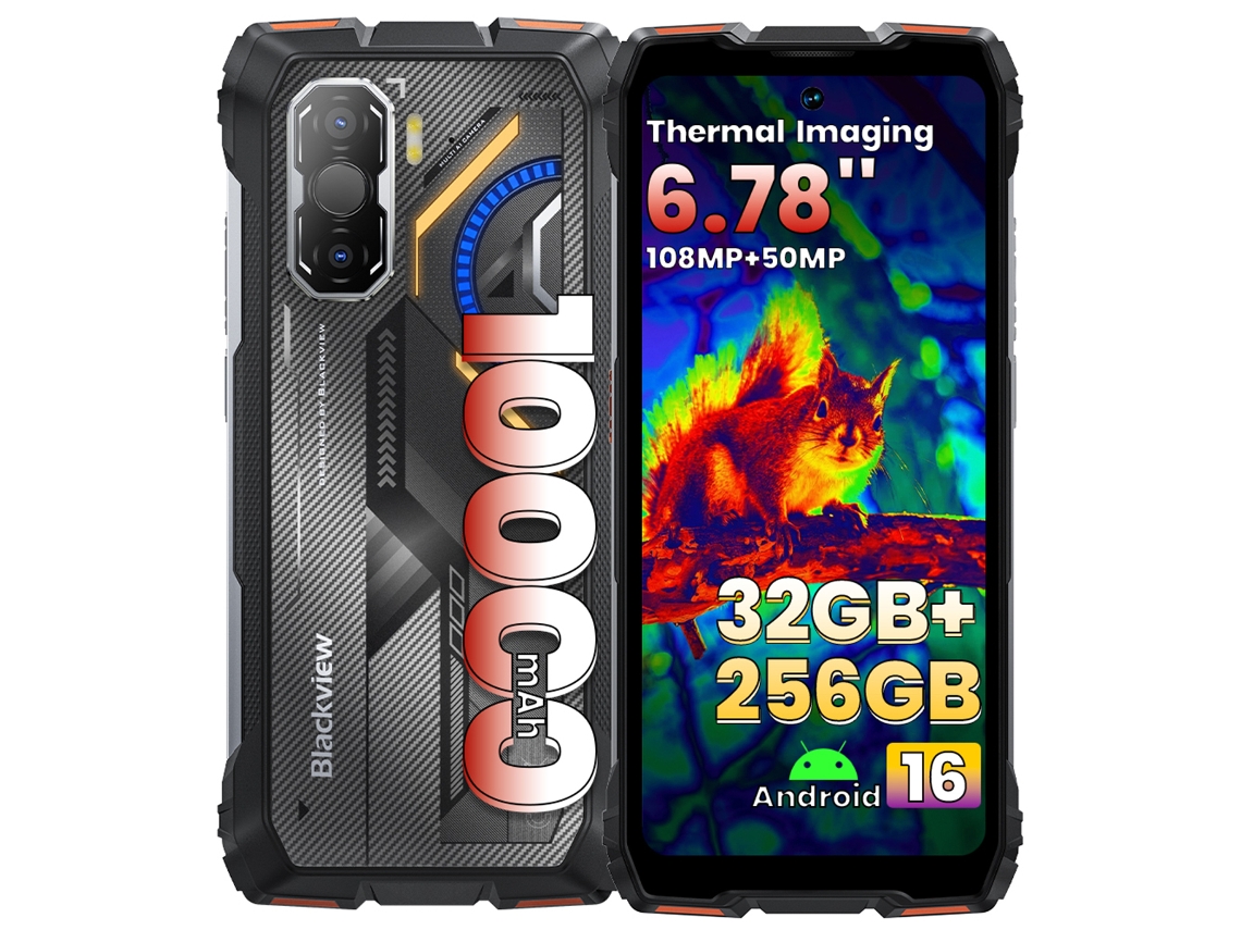 Smartphone Blackview Rock 3 (6,78'' - 32 GB - 256 GB - Naranja)