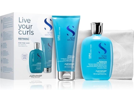 Champú ALFAPARF Semi Di Lino Curls Gift Set Ii.