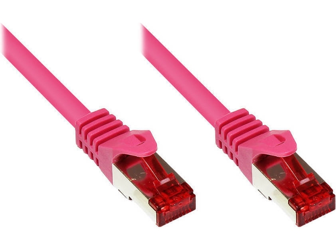 Cable de Red ALCASA (RJ45 - 7.5 m - Rosa)