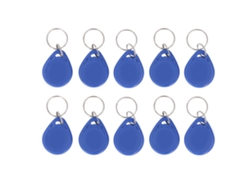 10pcs chaveiros cartão IC 13,56MHz, compatível com T5577, controle de acesso, porta RFID | S/MARCA