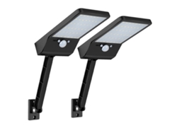 Disco LED solar de 8 unidades para jardín