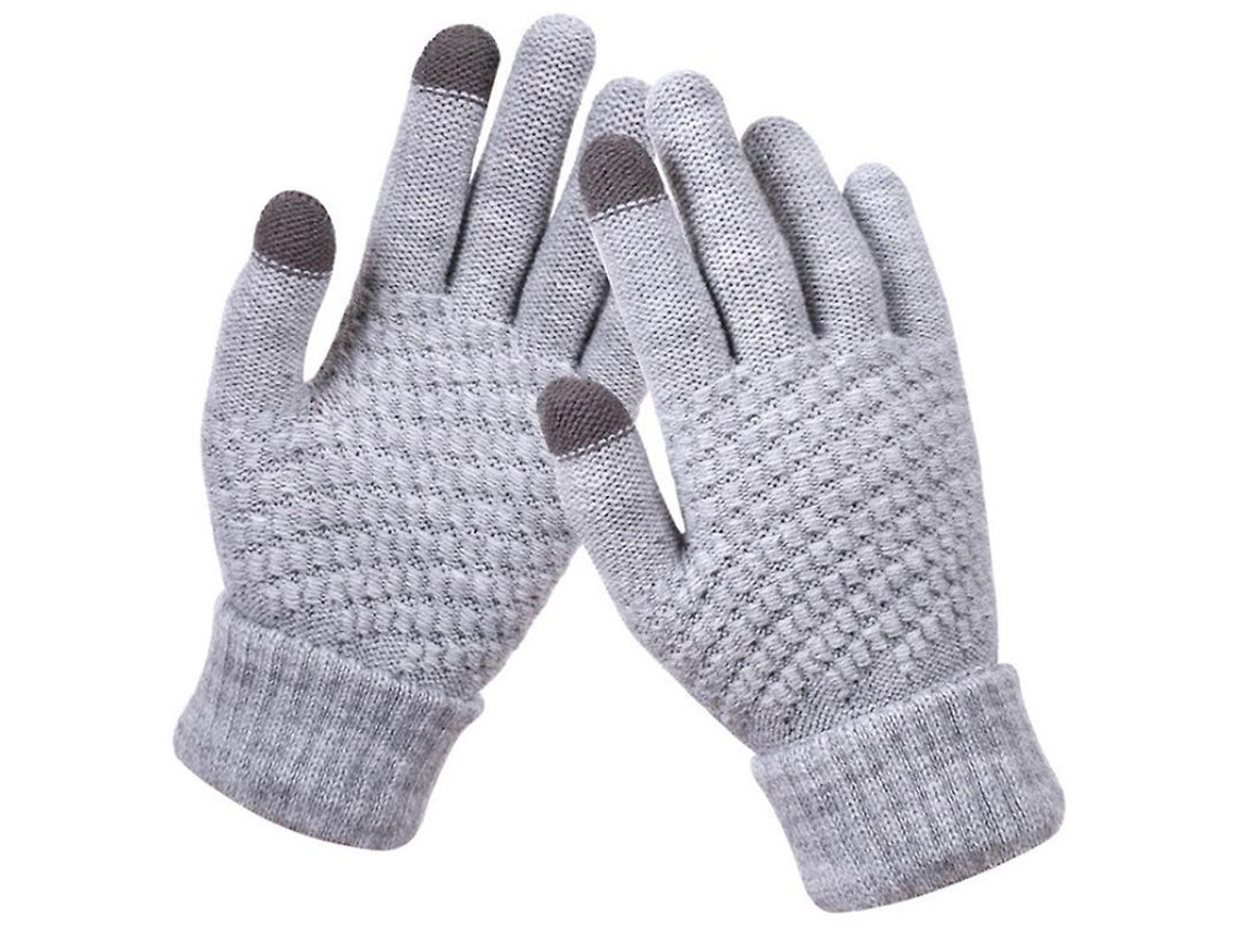 2026-guantes Unisex De Tela Tejida Para Pantalla Táctil Antideslizantes Cálidos De Invierno Manga De Muñeca