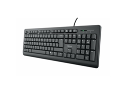 Teclado TRUST Taro (Membrana - Español - Negro)