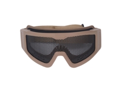 Gafas De Seguridad Transpirables Y Resistentes A Los Impactos, Con Malla De Hierro, Para Uso En Exteriores, Color Marrón.