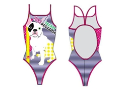 Traje de baño para Mujer TURBO Bulldog Rosa para Natacion (L)