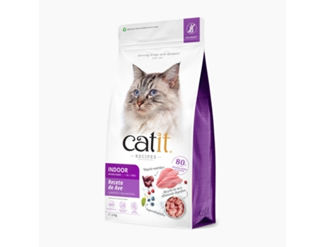 Pienso para Gatos CATIT Recipes -Receta de Aves para ESTERILIZADO, 2kg