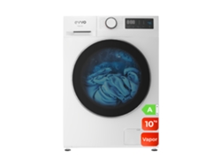 Evvo Lavadora Nature 10 10 Kg, 1350 Rpm, Clase A, Motor Inverter, Tambor Eprotect, Vapor Steam Wash, 15 Programas, 15’ Rápido, Blanco.