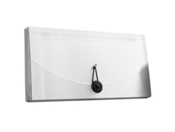 Carpeta expandible con 13 bolsillos, impermeable, transparente, portátil para facturas y documentos