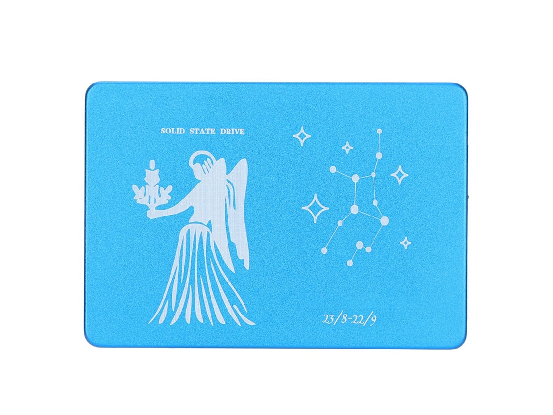 Disco Duro Externo Ssd Portátil Hsthe Sea De 2,5 Pulgadas, Color Azul Virgen, Para Pc, 8 Gb