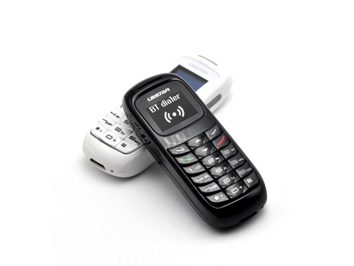 Mali fone de Ouvido Inteligente Mini Bm70 com Bluetooth, Dialer e Celular Gsm, 23g, Tela 0.66 Polegada, Suporta Música e Agenda