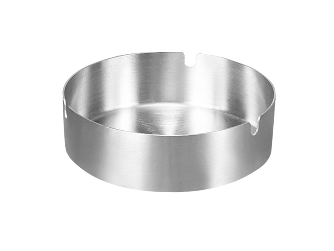 Cenicero De Acero Inoxidable De Capacidad Moderada, Fácil De Limpiar, Ceniceros Únicos Para Hombres Y Mujeres