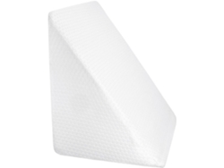 Almohada cojín con Forma de cuña para sofá y Cama. De Espuma Desenfundable (Blanco) COSHANO