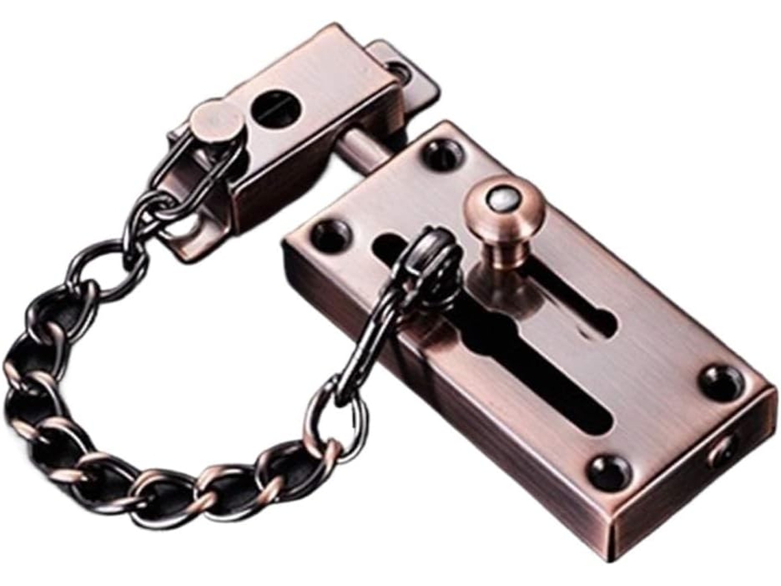 Cerradura De Cadena Para Puerta Seguridad Pestillos Estándar Acero Inoxidable Sistema Antirrobo Extra Gruesa